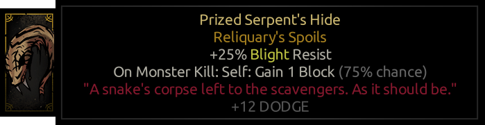 Prized Serpent's Hide