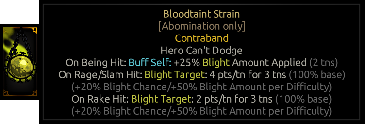 Bloodtaint Strain