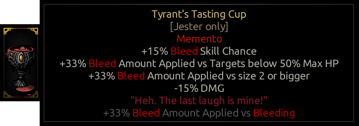 Tyrant's Tasting Cup