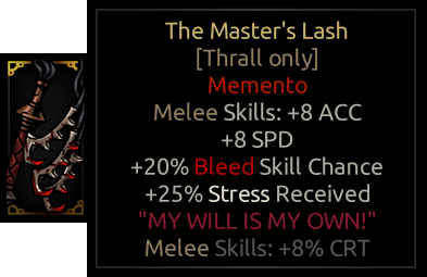 The Master's Lash